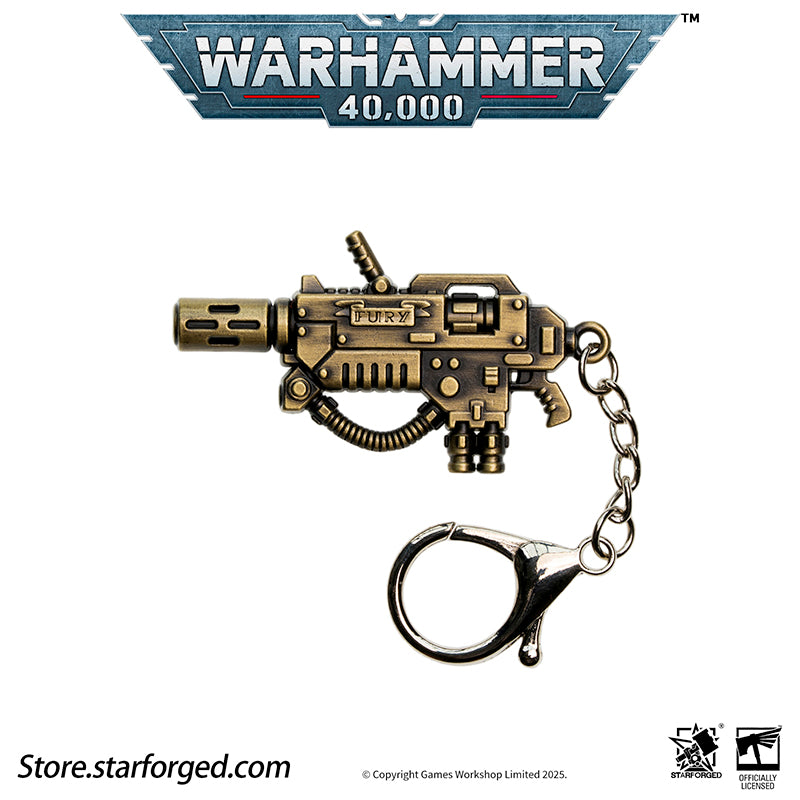 Starforged Warhammer 40K Imperium of Man Eradicator's Melta Gun Keychain Men's Jewelry Accessories - Image 4