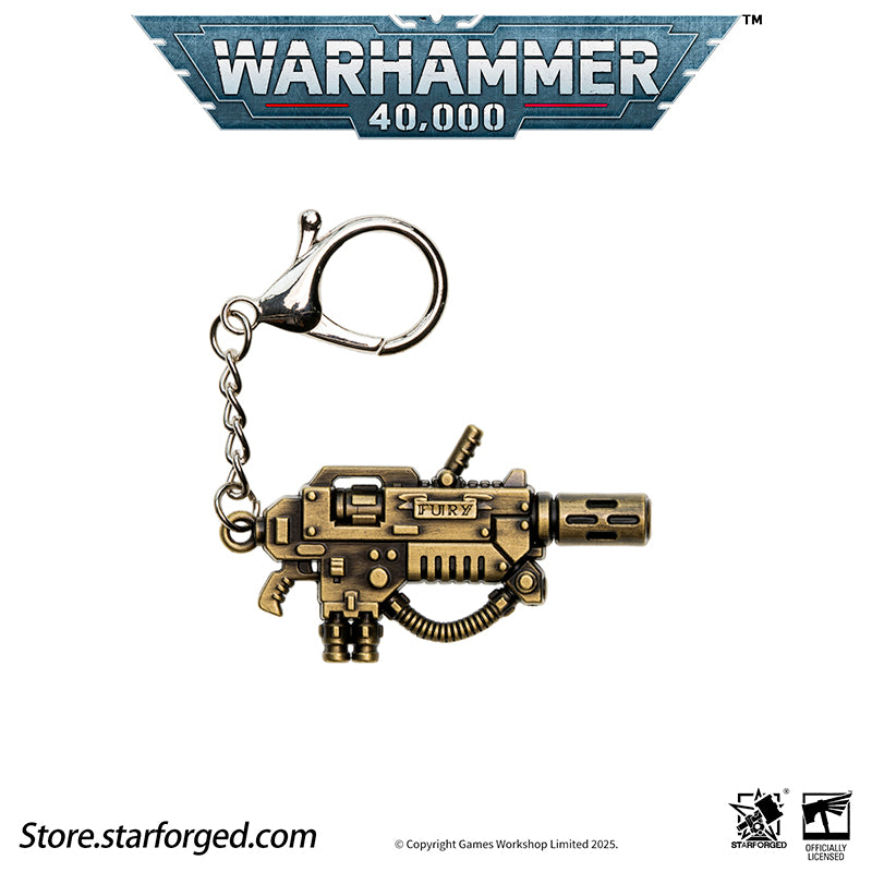 Starforged Warhammer 40K Imperium of Man Eradicator's Melta Gun Keychain Men's Jewelry Accessories - Image 5