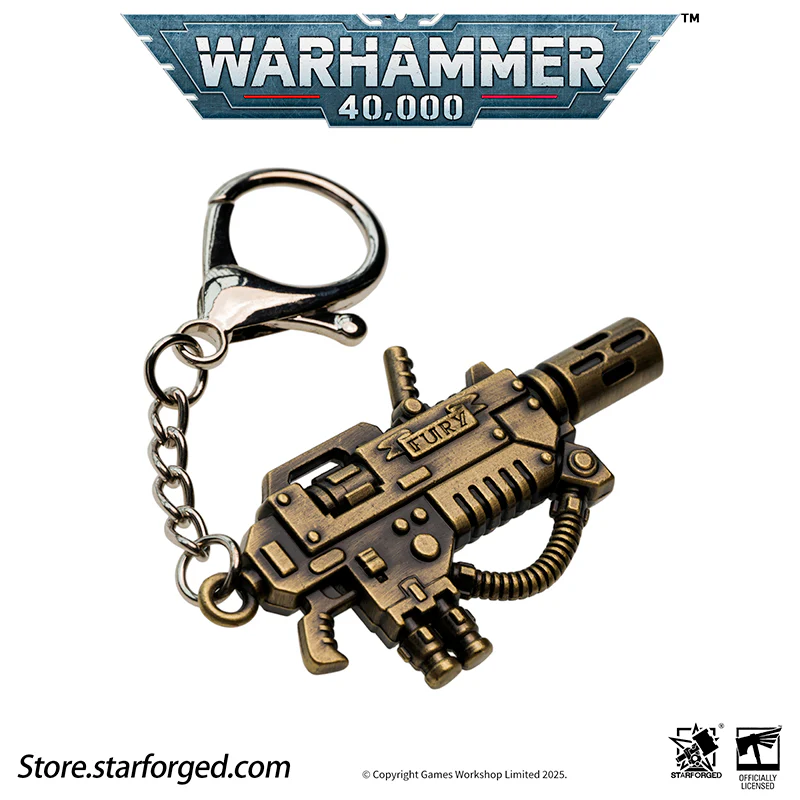 Starforged Warhammer 40K Imperium of Man Eradicator's Melta Gun Keychain Men's Jewelry Accessories - Image 6