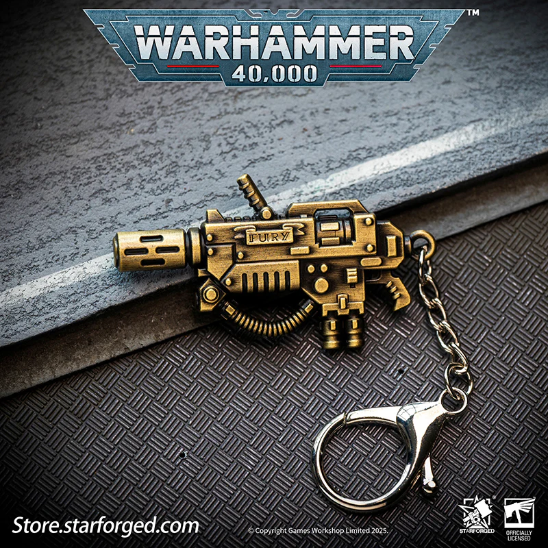 Starforged Warhammer 40K Imperium of Man Eradicator's Melta Gun Keychain Men's Jewelry Accessories - Image 7