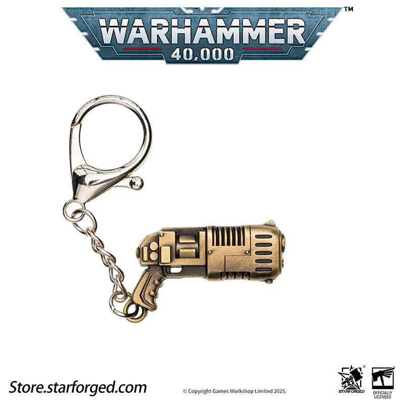 Starforged Warhammer 40K Imperium of Man Mephiston's Plasma Pistol Keychain Men's Jewelry Accessories - Image 5