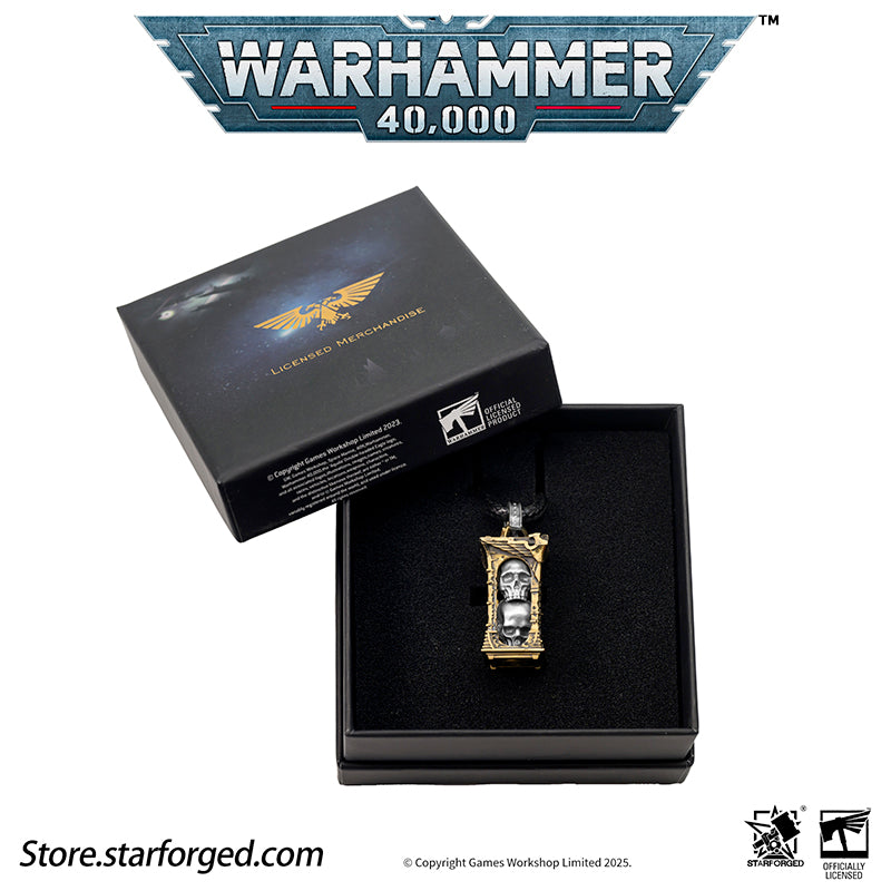 Starforged Warhammer 40K Imperium of Man Reliquary of The Pious Necklace Men's Jewelry Accessories - Image 13