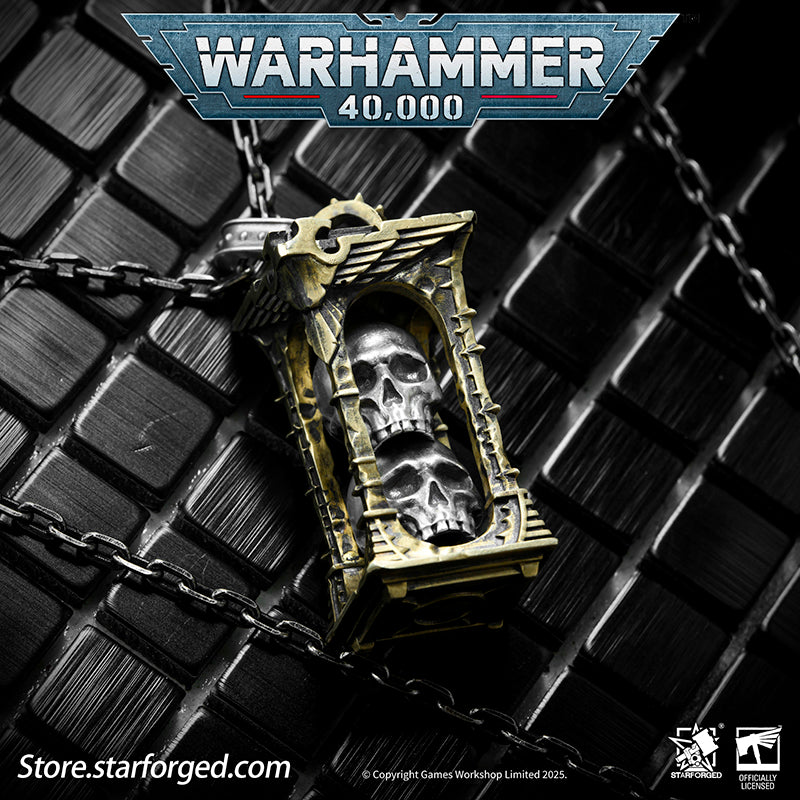 Starforged Warhammer 40K Imperium of Man Reliquary of The Pious Necklace Men's Jewelry Accessories - Image 2