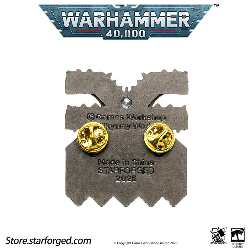 Starforged Warhammer 40K Lords of the Immaterium The Chaos Gods Mark of Ruinous Powers Pin Badge Men's Jewelry Accessories - Image 13