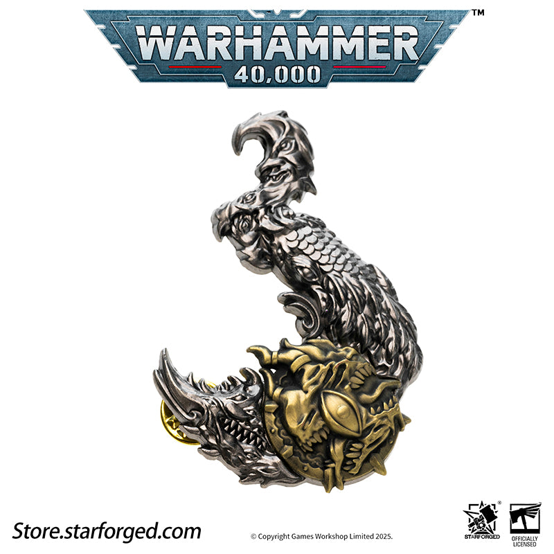 Starforged Warhammer 40K Lords of the Immaterium The Chaos Gods Mark of Ruinous Powers Pin Badge Men's Jewelry Accessories - Image 15