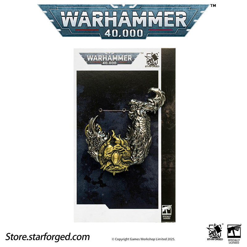 Starforged Warhammer 40K Lords of the Immaterium The Chaos Gods Mark of Ruinous Powers Pin Badge Men's Jewelry Accessories - Image 18