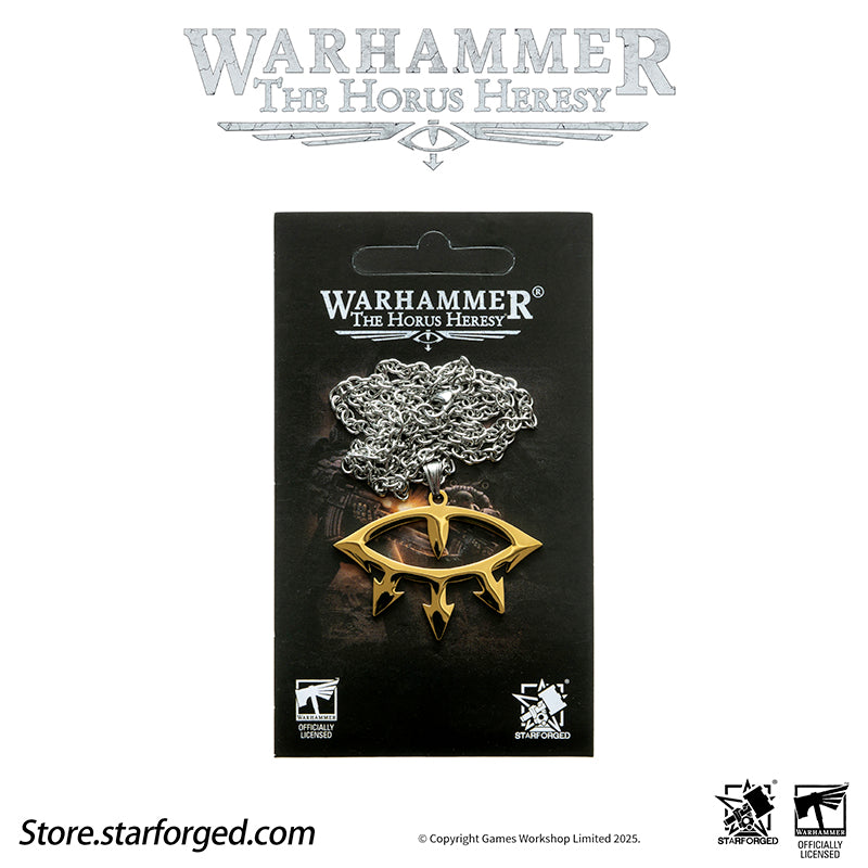 Starforged Warhammer 30K Luna Wolves Black Legion Eye of Horus Necklace Pendant Men's Jewelry Accessories Birthday Gift - Image 10