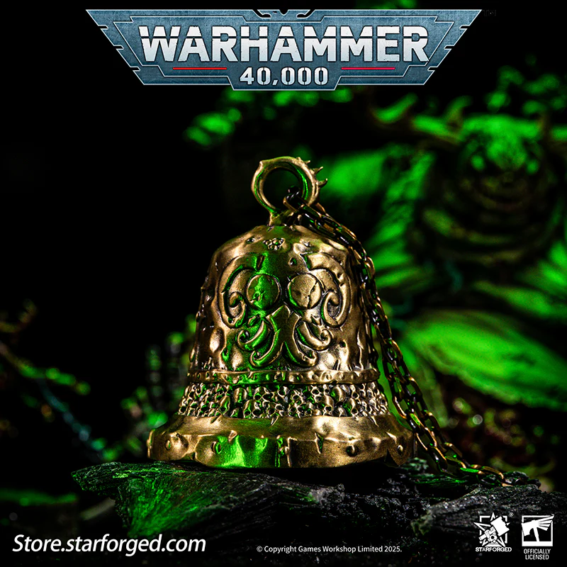 Starforged Warhammer 40K Pustulant Plague Bell of Nurgle Chaos Warriors Copper Pendant Other