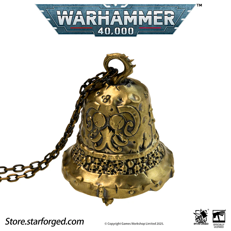 Starforged Warhammer 40K Pustulant Plague Bell of Nurgle Chaos Warriors Copper Pendant Other - Image 10