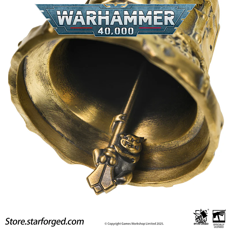 Starforged Warhammer 40K Pustulant Plague Bell of Nurgle Chaos Warriors Copper Pendant Other - Image 12