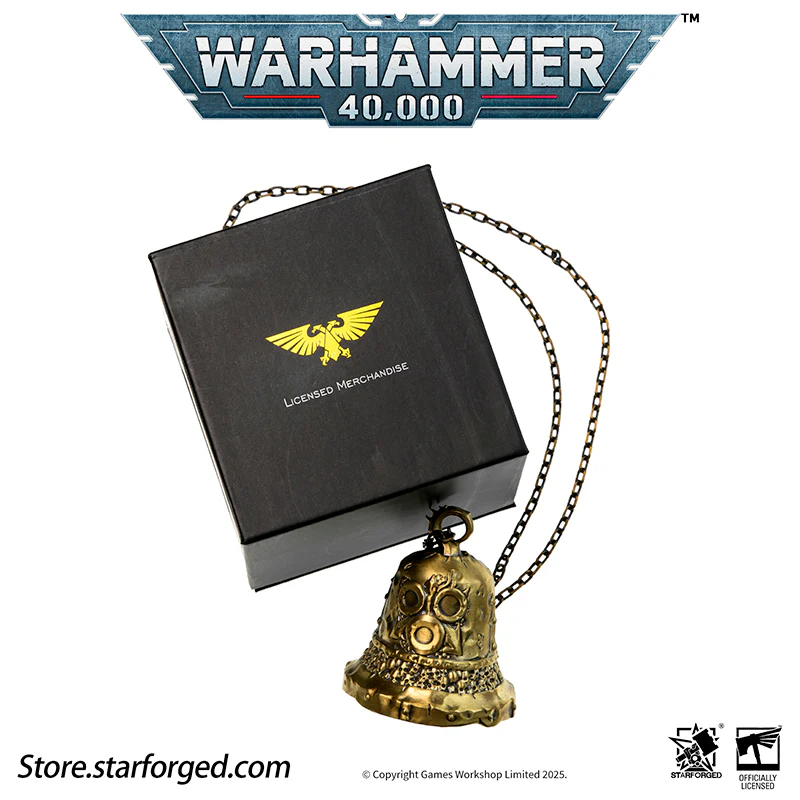 Starforged Warhammer 40K Pustulant Plague Bell of Nurgle Chaos Warriors Copper Pendant Other - Image 13