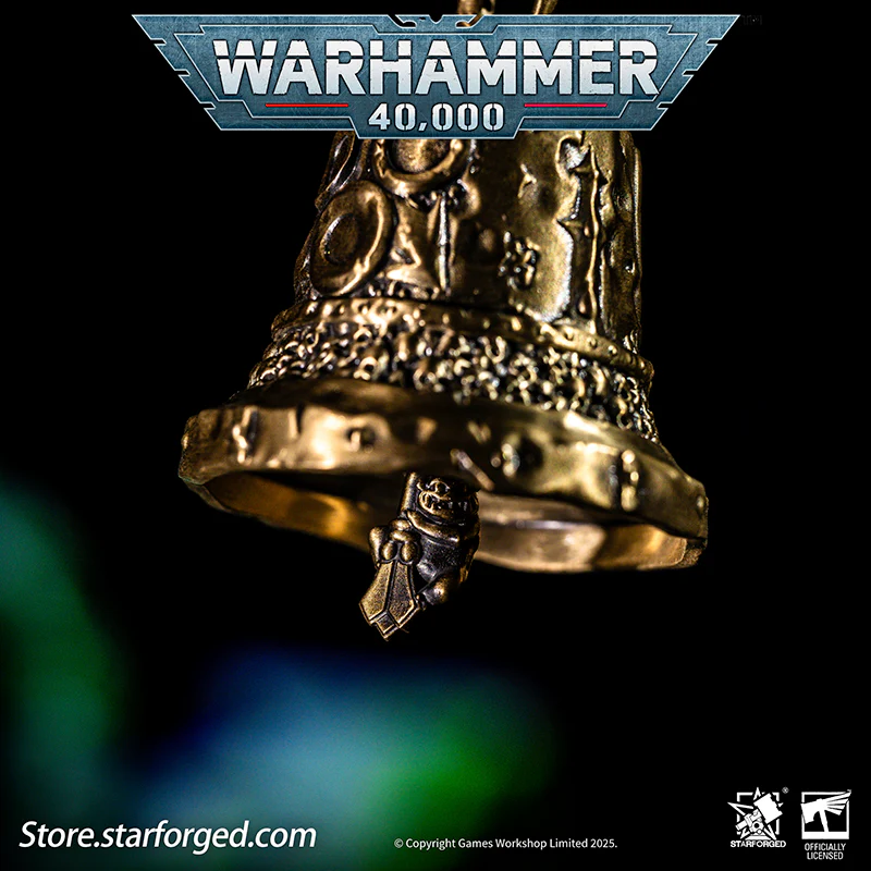 Starforged Warhammer 40K Pustulant Plague Bell of Nurgle Chaos Warriors Copper Pendant Other - Image 5