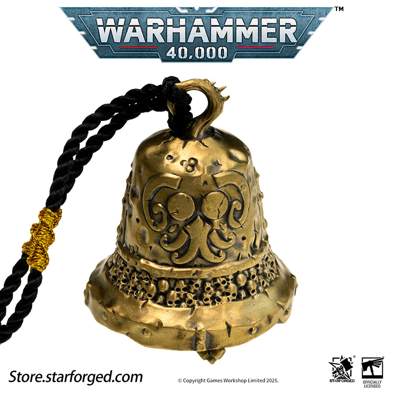 Starforged Warhammer 40K Pustulant Plague Bell of Nurgle Chaos Warriors Copper Pendant Other - Image 7