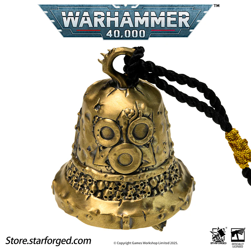 Starforged Warhammer 40K Pustulant Plague Bell of Nurgle Chaos Warriors Copper Pendant Other - Image 8