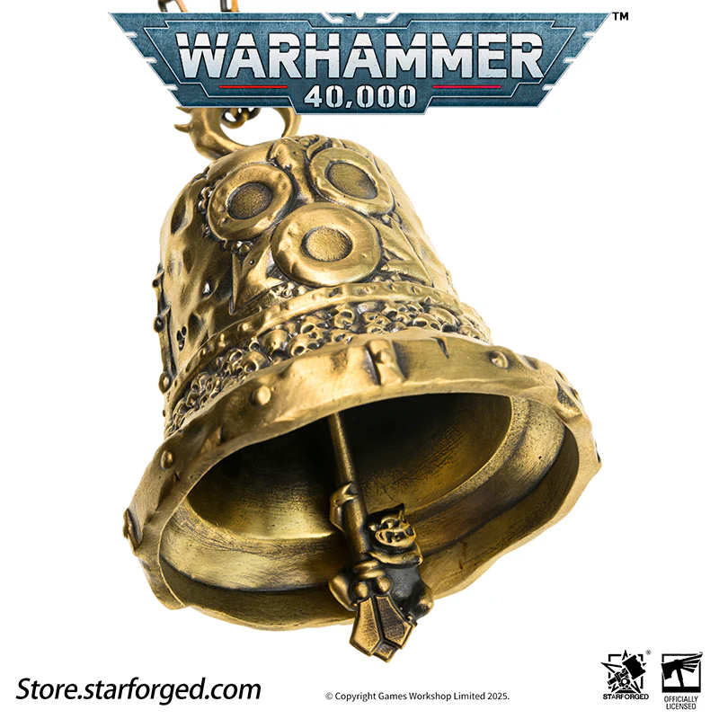 Starforged Warhammer 40K Pustulant Plague Bell of Nurgle Chaos Warriors Copper Pendant Other - Image 9