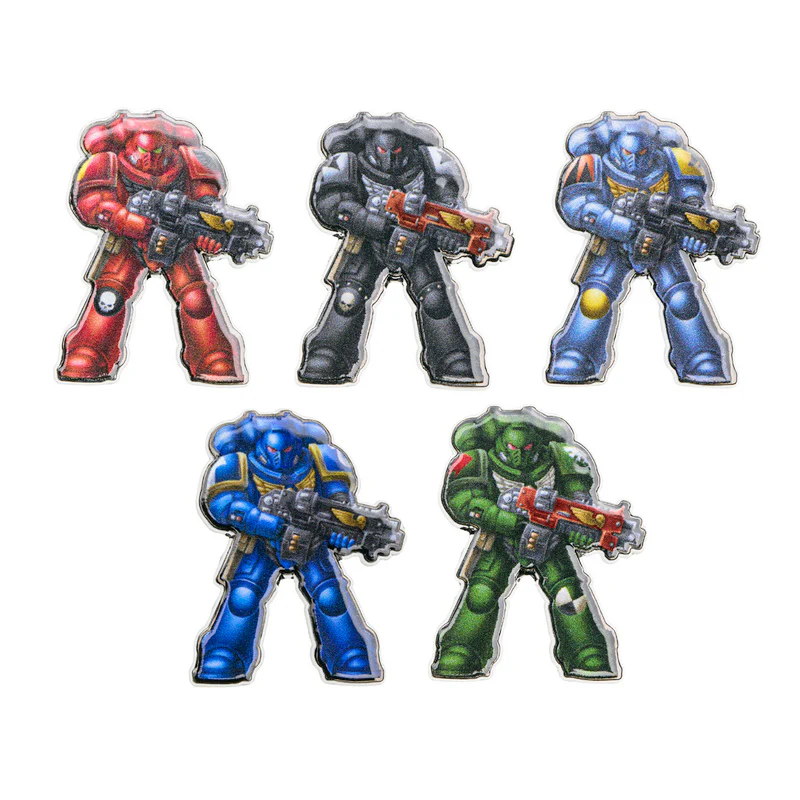 Starforged Warhammer 40K Primaris Space Marines PSM Chapter Pin Badge Refrigerator Magnet Other
