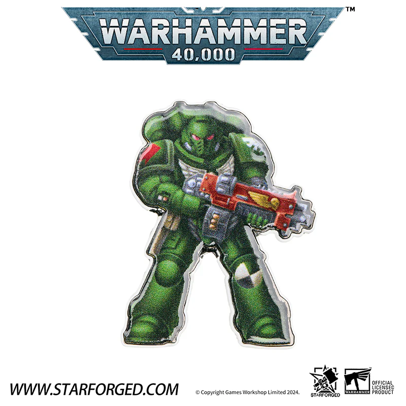 Starforged Warhammer 40K Primaris Space Marines PSM Chapter Pin Badge Refrigerator Magnet Other - Image 13