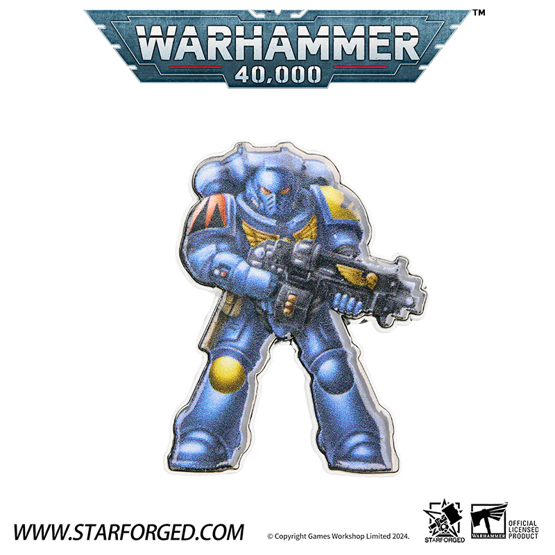 Starforged Warhammer 40K Primaris Space Marines PSM Chapter Pin Badge Refrigerator Magnet Other - Image 16