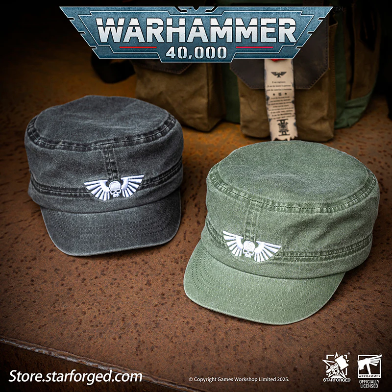 Starforged Warhammer 40K Religious Scions——Astra Militarum Tactics Cap Men's Fashion Clothes - Image 4