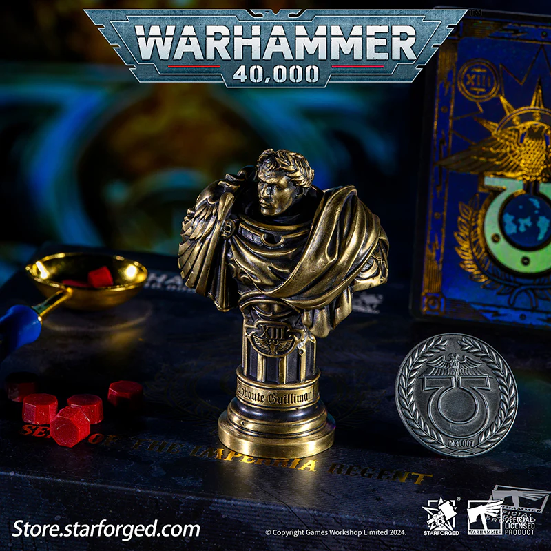 Starforged Warhammer 40K Seal of the Imperial Regent Roboute Guilliman Busts - Image 11