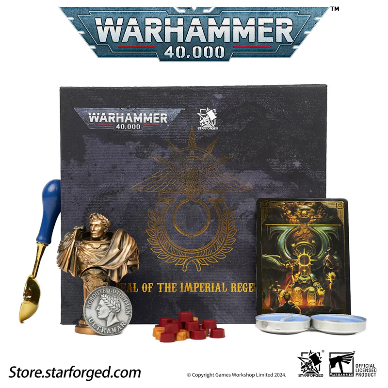 Starforged Warhammer 40K Seal of the Imperial Regent Roboute Guilliman Busts - Image 13