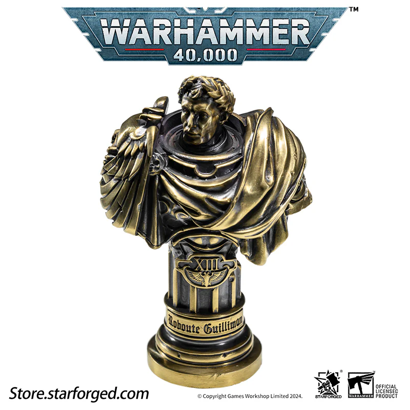 Starforged Warhammer 40K Seal of the Imperial Regent Roboute Guilliman Busts - Image 16