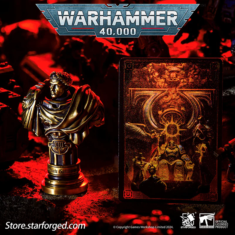 Starforged Warhammer 40K Seal of the Imperial Regent Roboute Guilliman Busts - Image 3