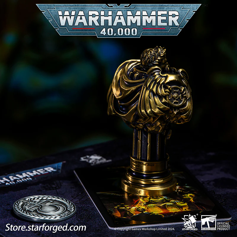 Starforged Warhammer 40K Seal of the Imperial Regent Roboute Guilliman Busts - Image 5