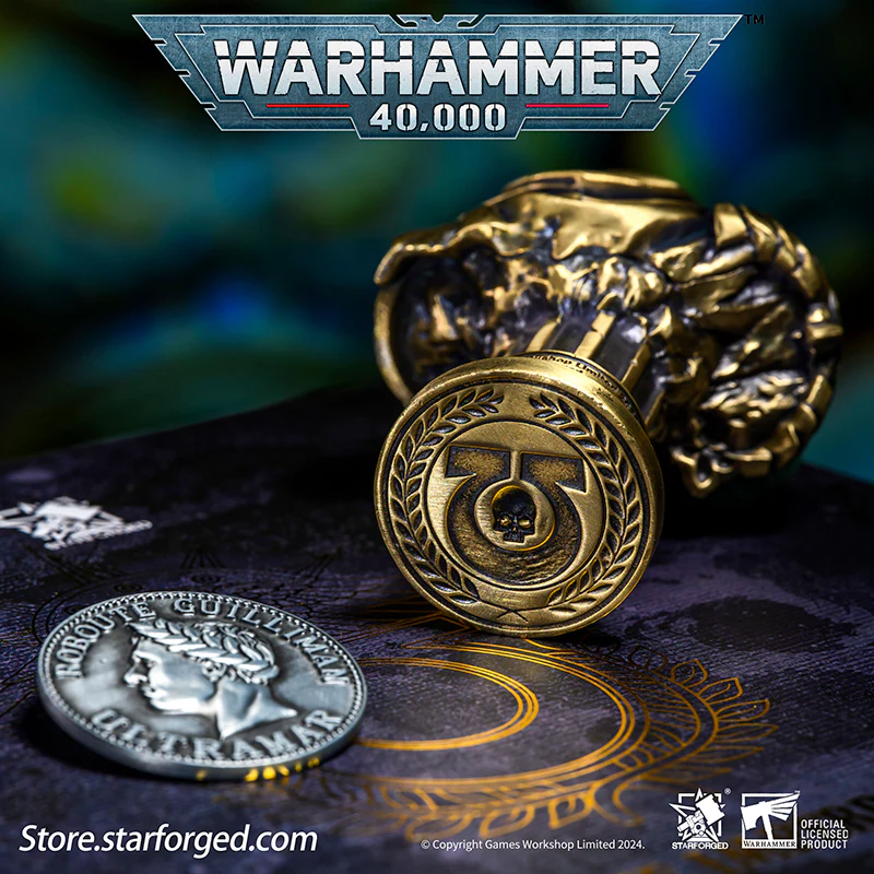 Starforged Warhammer 40K Seal of the Imperial Regent Roboute Guilliman Busts - Image 6