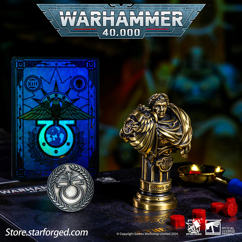 Starforged Warhammer 40K Seal of the Imperial Regent Roboute Guilliman Busts - Image 8
