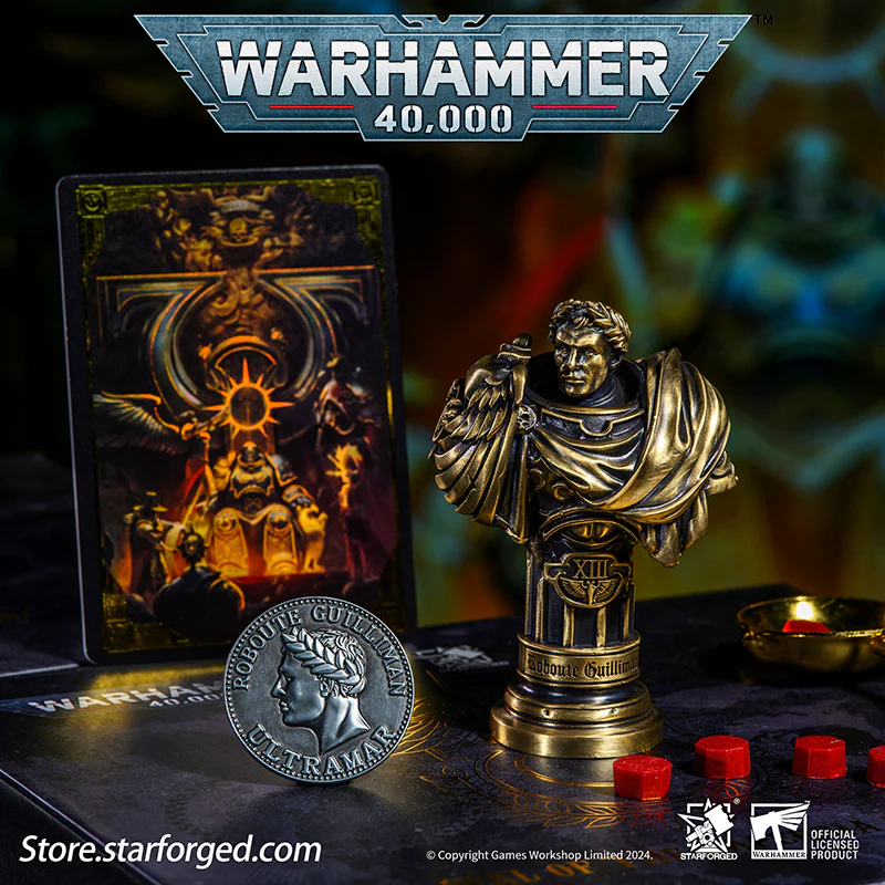 Starforged Warhammer 40K Seal of the Imperial Regent Roboute Guilliman Busts - Image 9