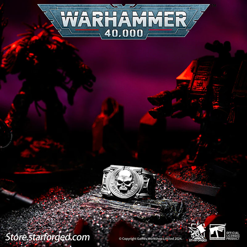Starforged Warhammer 40K Sigil Ring of Ultramar & Ultramarines Space Marine Legion Men's Ring - Image 10