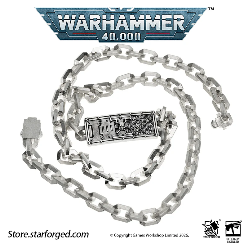 Starforged Warhammer 40K Space Marine Deathwatch Chain Bracelet Fashion Accessories - Image 10