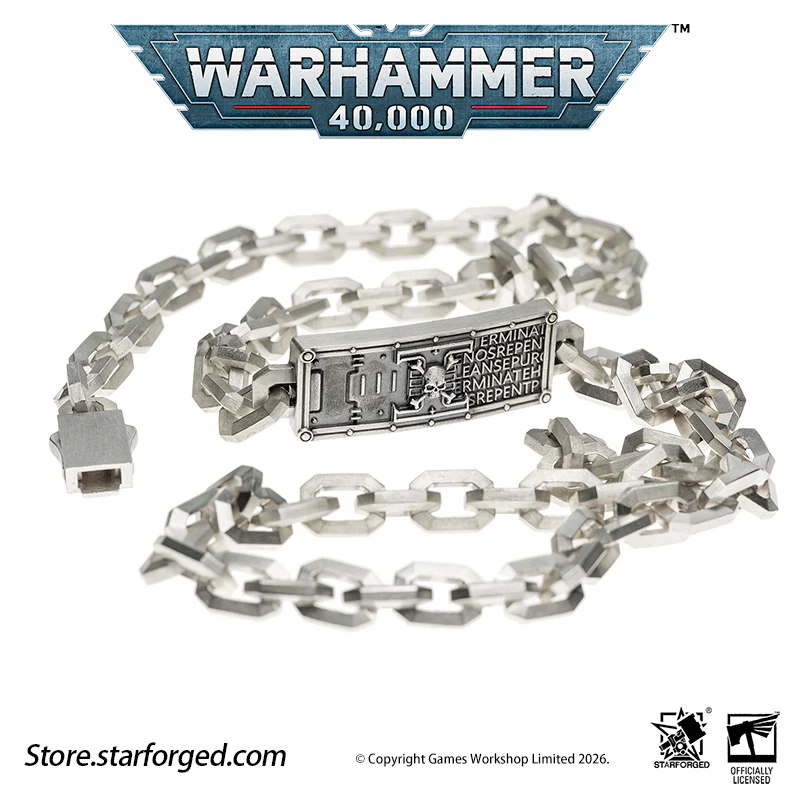 Starforged Warhammer 40K Space Marine Deathwatch Chain Bracelet Fashion Accessories - Image 11