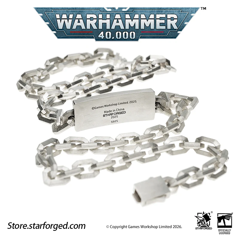 Starforged Warhammer 40K Space Marine Deathwatch Chain Bracelet Fashion Accessories - Image 12