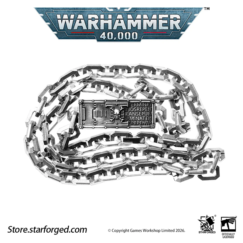 Starforged Warhammer 40K Space Marine Deathwatch Chain Bracelet Fashion Accessories - Image 13