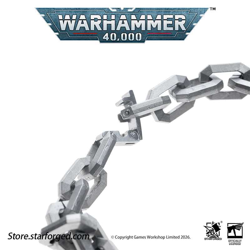 Starforged Warhammer 40K Space Marine Deathwatch Chain Bracelet Fashion Accessories - Image 9