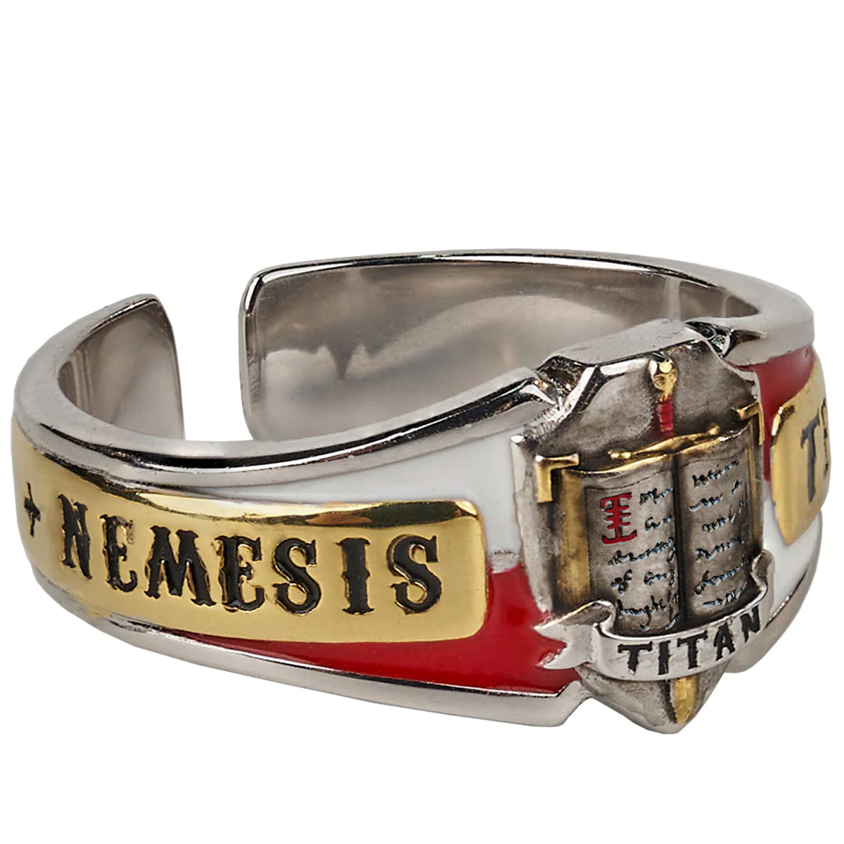 Starforged Warhammer 40K Space Marine Grey Knight Kaldor Draigo Oath ring Men's Gift - Image 2