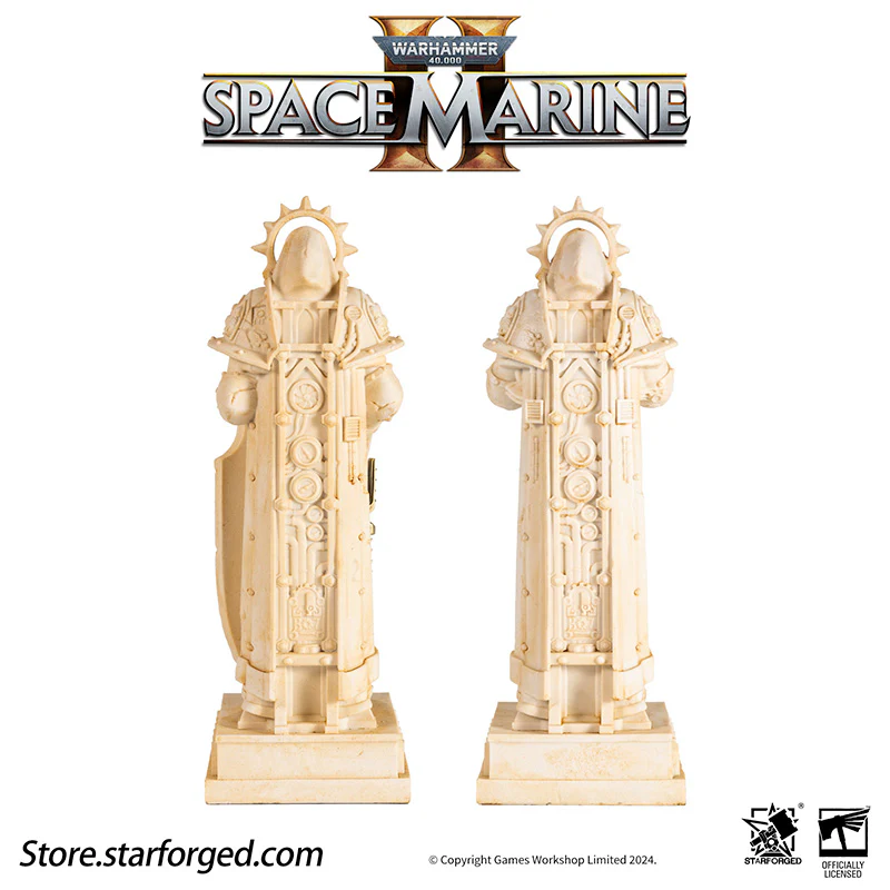 Starforged Warhammer 40K Space Marine II Sector Imperialis Statue Bookend Ornament - Image 11