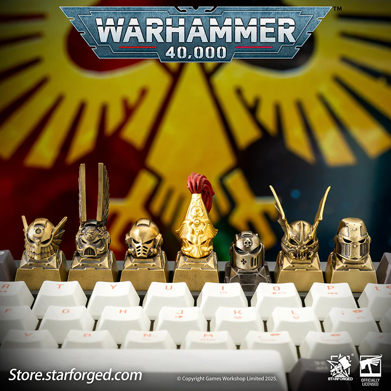 Starforged Warhammer 40K Space Marine Keycaps Keyboard Cap Birthday Gift Other