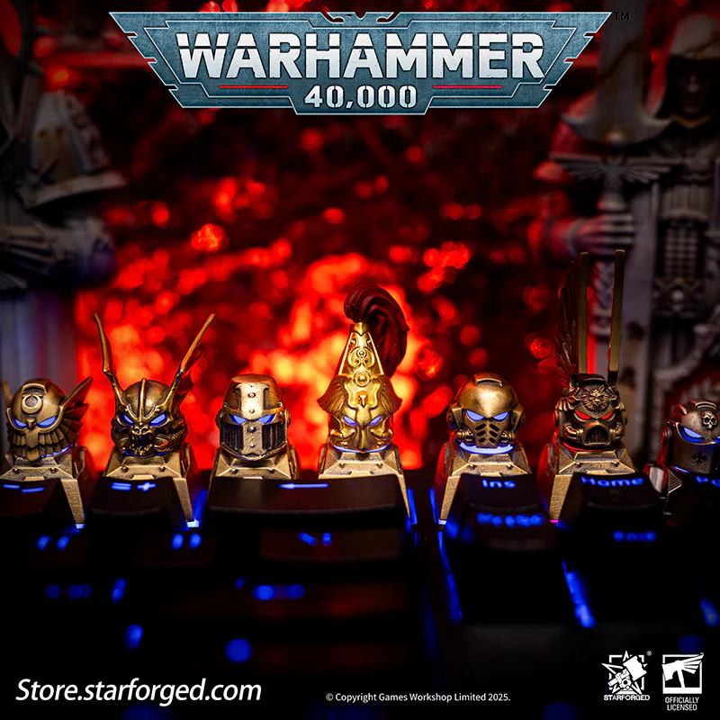 Starforged Warhammer 40K Space Marine Keycaps Keyboard Cap Birthday Gift Other - Image 19