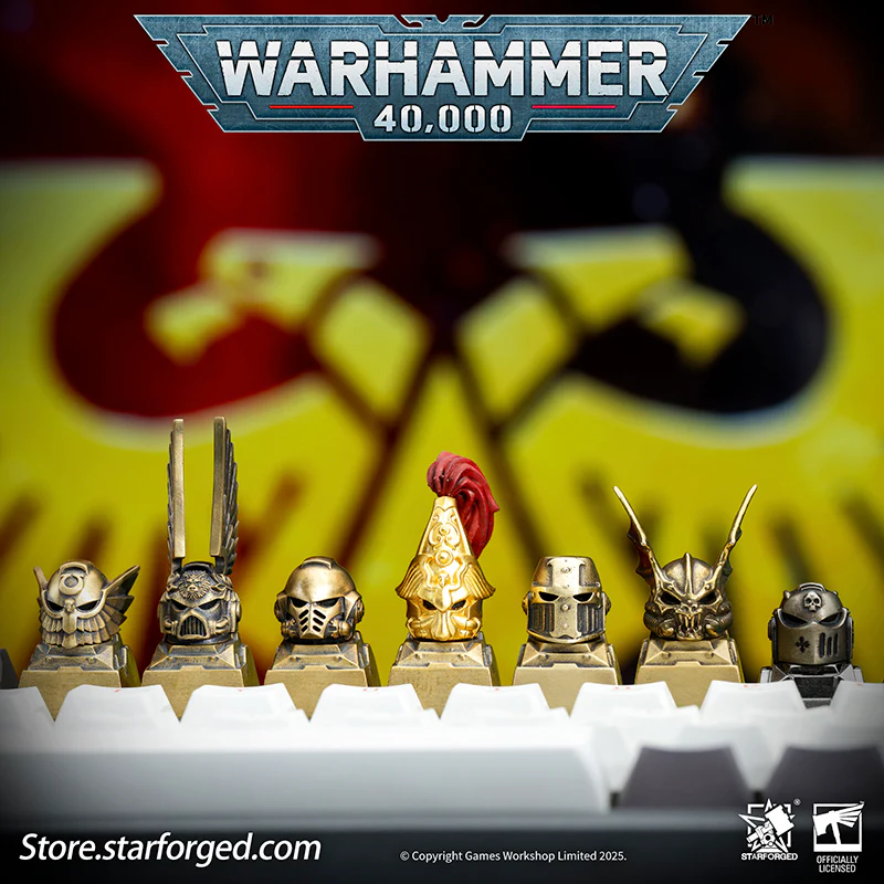 Starforged Warhammer 40K Space Marine Keycaps Keyboard Cap Birthday Gift Other - Image 2