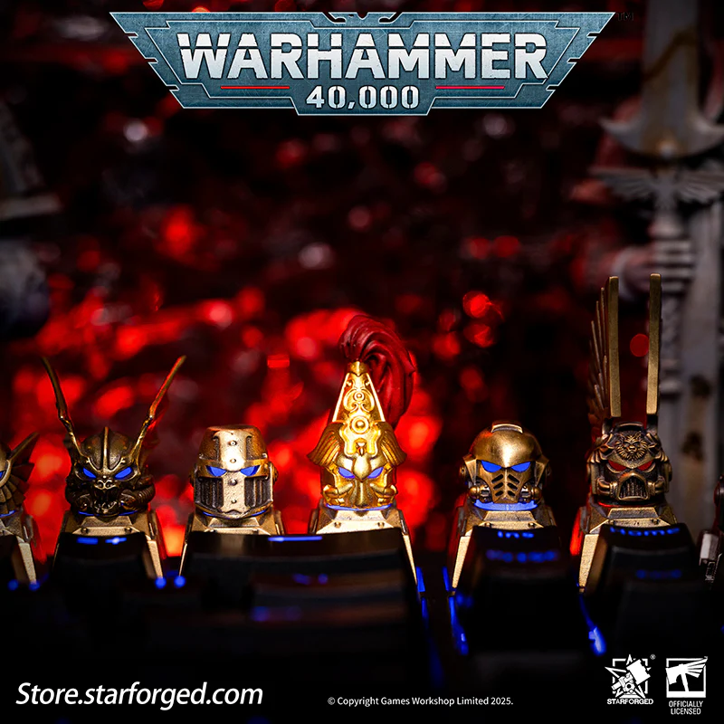 Starforged Warhammer 40K Space Marine Keycaps Keyboard Cap Birthday Gift Other - Image 20