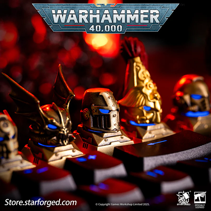 Starforged Warhammer 40K Space Marine Keycaps Keyboard Cap Birthday Gift Other - Image 23