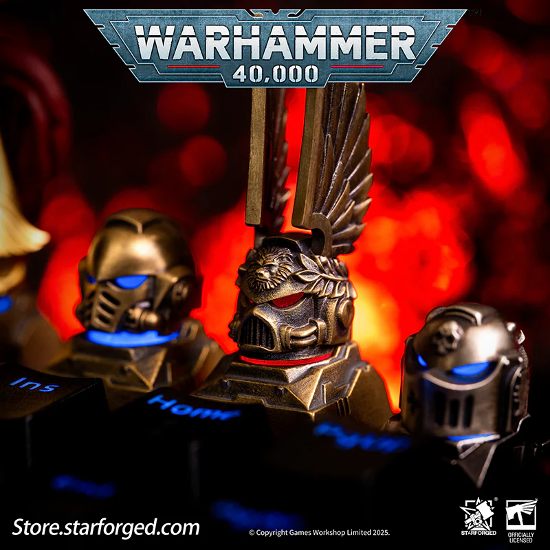 Starforged Warhammer 40K Space Marine Keycaps Keyboard Cap Birthday Gift Other - Image 24