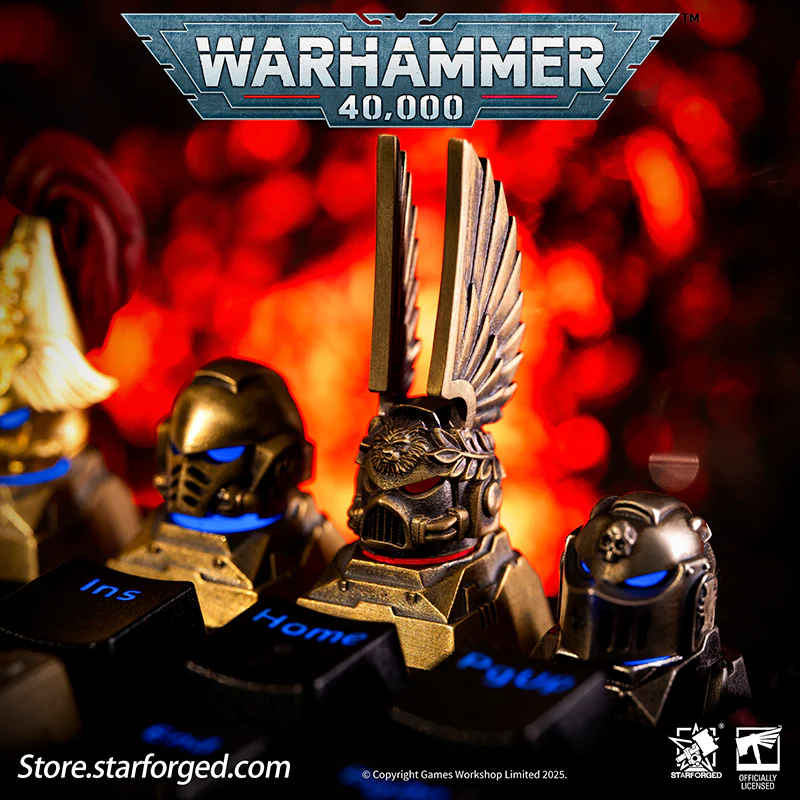 Starforged Warhammer 40K Space Marine Keycaps Keyboard Cap Birthday Gift Other - Image 25