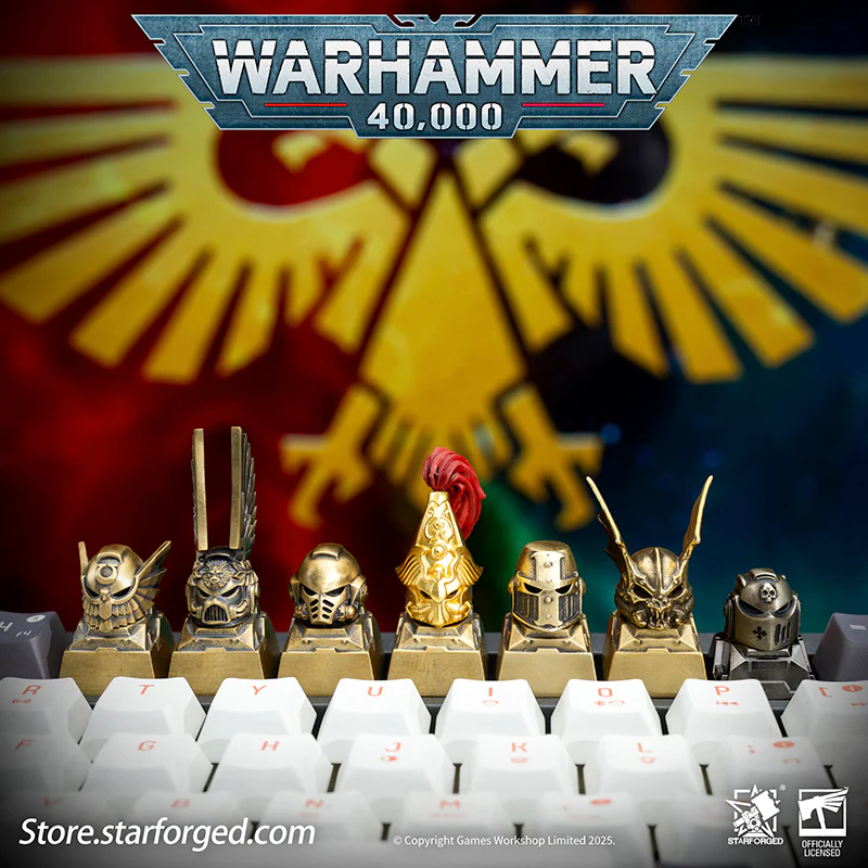 Starforged Warhammer 40K Space Marine Keycaps Keyboard Cap Birthday Gift Other - Image 3