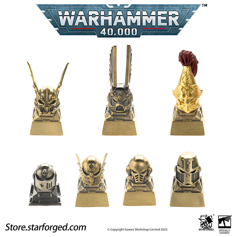 Starforged Warhammer 40K Space Marine Keycaps Keyboard Cap Birthday Gift Other - Image 36
