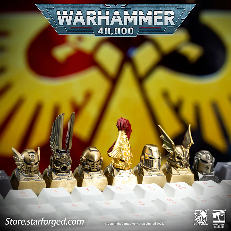 Starforged Warhammer 40K Space Marine Keycaps Keyboard Cap Birthday Gift Other - Image 4