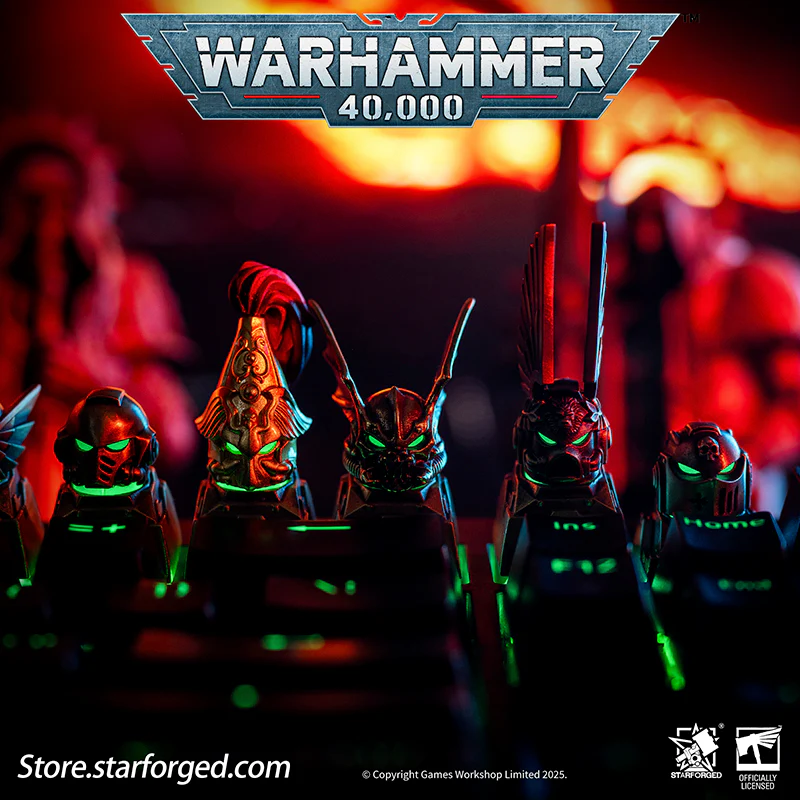 Starforged Warhammer 40K Space Marine Keycaps Keyboard Cap Birthday Gift Other - Image 7